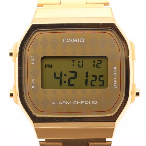 Casio a168 gold digital quartz - casio,
