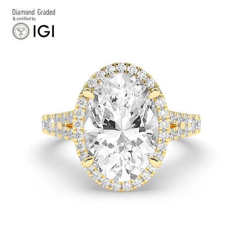 Oval diamond engagement - diamond,