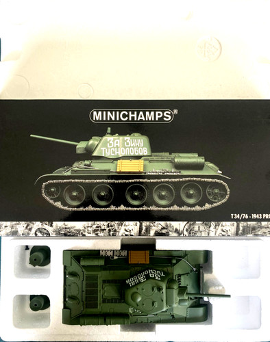 Minichamps ww2 t34 ank - minichamps, t
