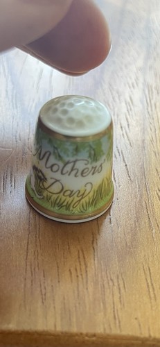 Mothers day thimble dated - mothers,