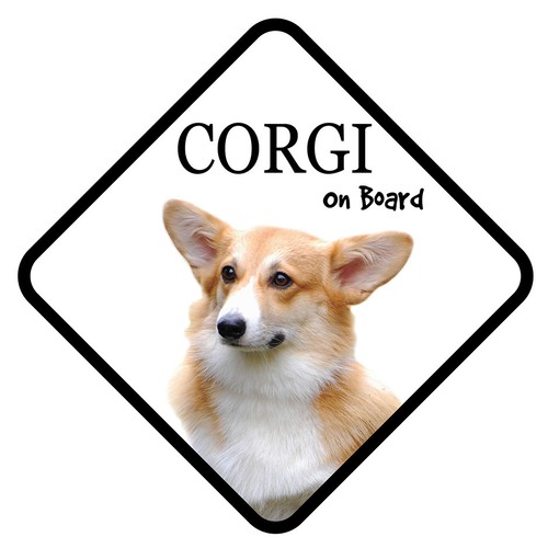 Welsh corgi dog board car - welsh,