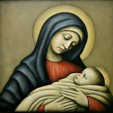 Pack 12 Mary & Child Religious