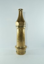 Vintage Brass Fire Hose Nozzle