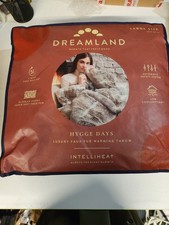 Dreamland Intelliheat Faux Fur Warming Throw Fallow Deer large 120 × 160cm