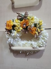 1 Gajra Indian Pak Mehandi Bride Artificial Flower Bracelets Hand Gajra