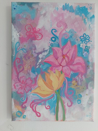 Hand painted original - painted, aceo