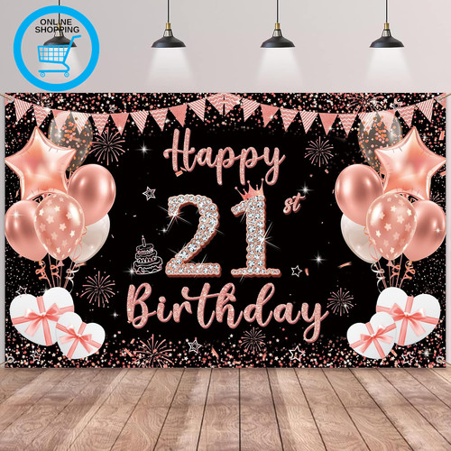 21st birthday decoration - 21st,