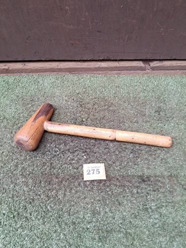 Vintage lead bossing mallet - vintage,