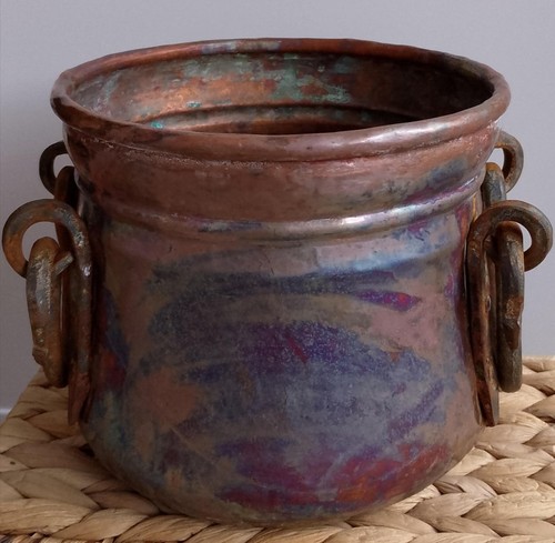 Antique hand hammered - hammered, copper