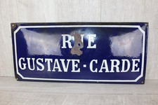 Antique French Enamel Street