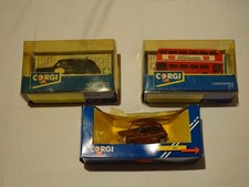 Corgi British Collection x3 Mini C33018 London Taxi 91810 London Bus 91760 Boxed