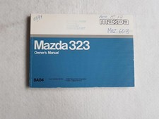 MAZDA 323 Car Owners Manual MAR 1991 #8A04-EE-89J