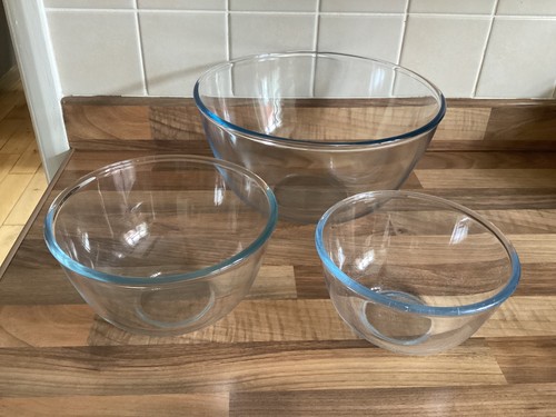 Vintage pyrex clear glass - x,