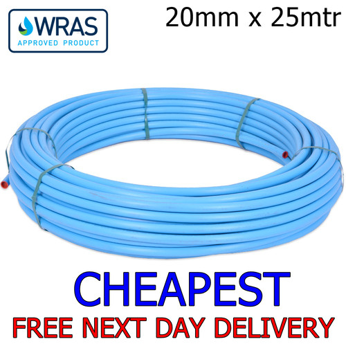 20mm blue mdpe water - mdpe, mains