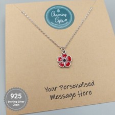 Red Poppy Necklace – August