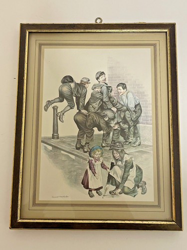 Framed ronald embleton print - framed,