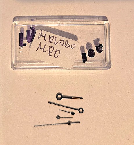 Movado rare complete hand - , set