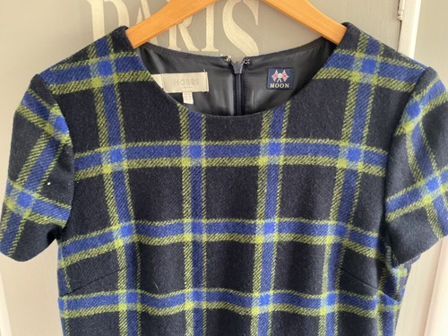 Hobbs moon tweed tartan - moon, dress