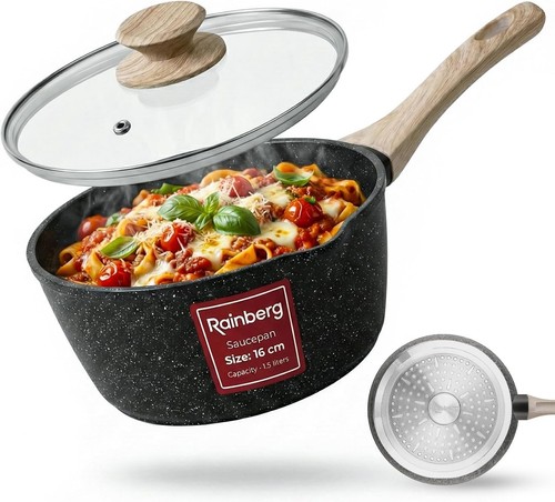 Saucepan with lid - lid,, nonstick