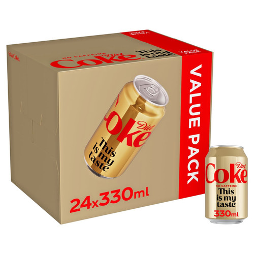 Diet coke caffeine free 24 - coke,