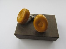 Handmade Fun Werthers Original Caramel Candy Sweet Mens Cufflinks