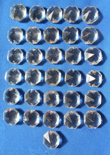 31 - VINTAGE GLASS  OCTAGONAL