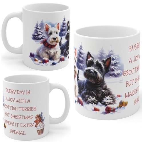 11oz ceramic scottish terrier - scottish,