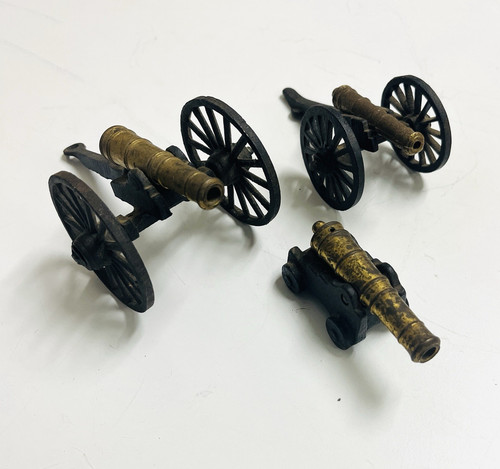 Vintage miniature cannon - miniature, lot