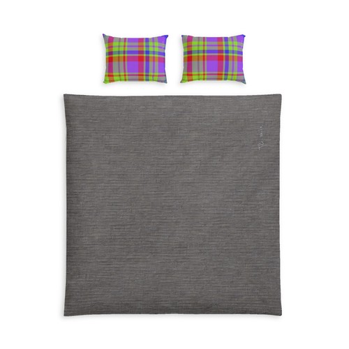 Cotton bed set - set, purple