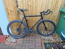 Large Black Single-Speed Bike (brand: No Logo)