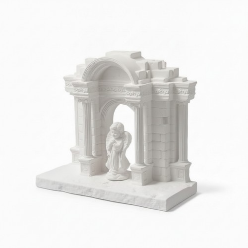 Aquarium ornament with angel - aquarium,