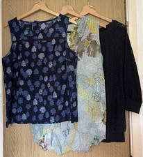 Ladies Next & Next Wardrobe Essentials Uk 12 Mix Coloured/Styled Blouse Bundle