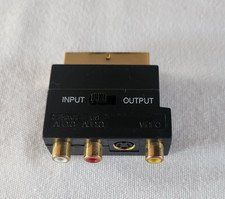 Scart Adaptor 3 Phono. I/O