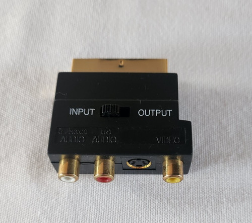Scart adaptor phono i o - adaptor, i/o