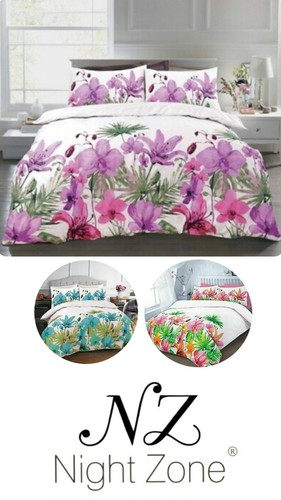 Floral lily duvet cover set - lily,