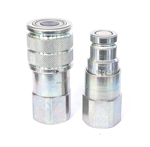 Hydraulic flat face coupling - hydraulic,