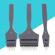 Leather Craft Round Hole Black