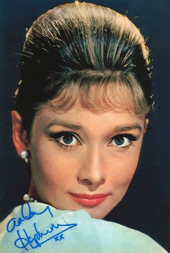 Audrey hepburn autograph - audrey,