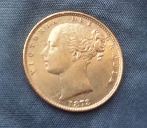 1872 22ct gold full sovereign - 1872,