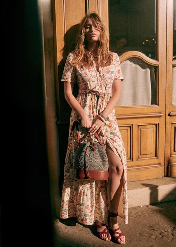 Sézane dorine dress fleurs - in,