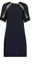 REISS Navy Shift Dress uk 14