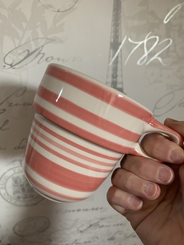Striped cup mug hand - m&s,