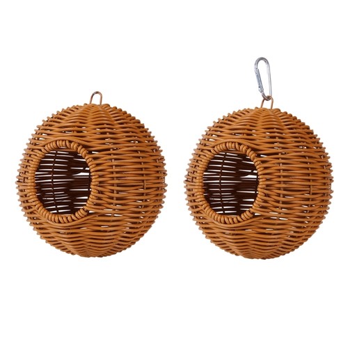Plastic rattan bird nest for - nest,