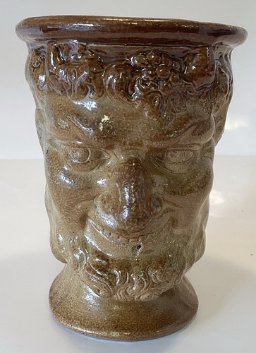Saltglazed jug dionysus - saltglazed, /