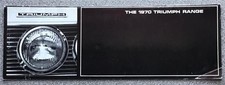 TRIUMPH RANGE 1970 Car Sales Brochure #429/1069/Eng 2.5PI TR6 GT6 Herald VITESSE