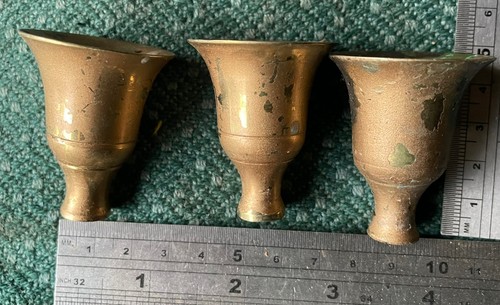 Cast brass candlestick - 3,