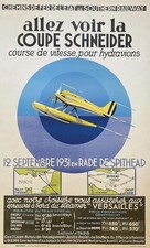 Vintage 1931 Schneider Trophy