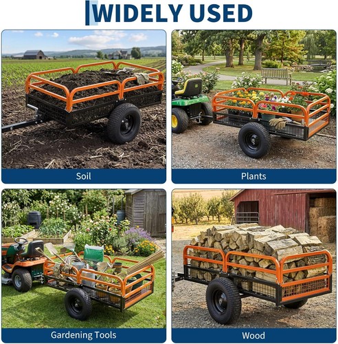 680kg heavy duty garden - 680kg, cart
