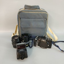 Minolta 7000 AF Film Camera 28-85mm & 60-200mm lens w/ Accessories & Bag -CP