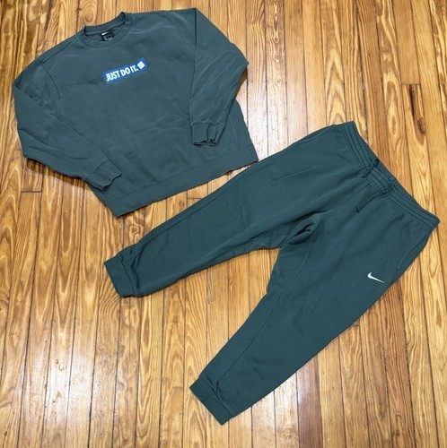 Nike club fleece green - fleece,